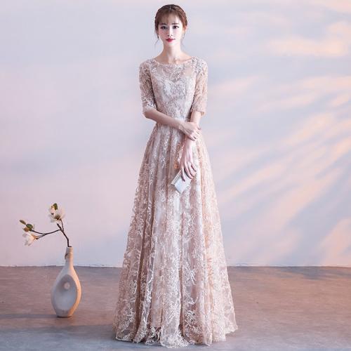 Polyester Long Evening Dress PC