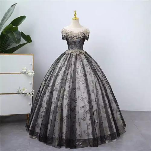 Polyester Long Evening Dress PC