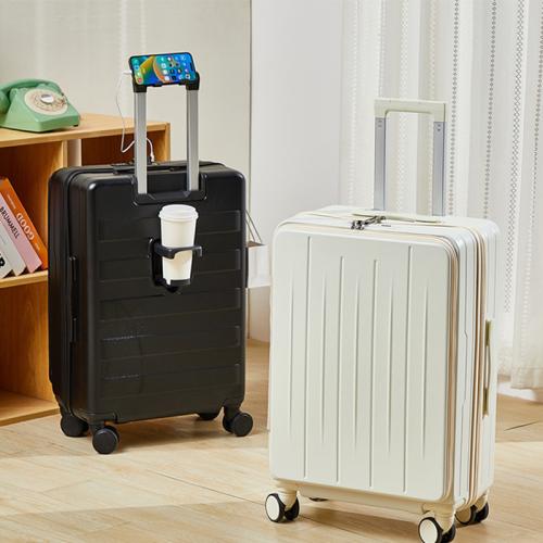 Front Open Multifunctional Luggage Case New Trolley Case Password Boarded Case