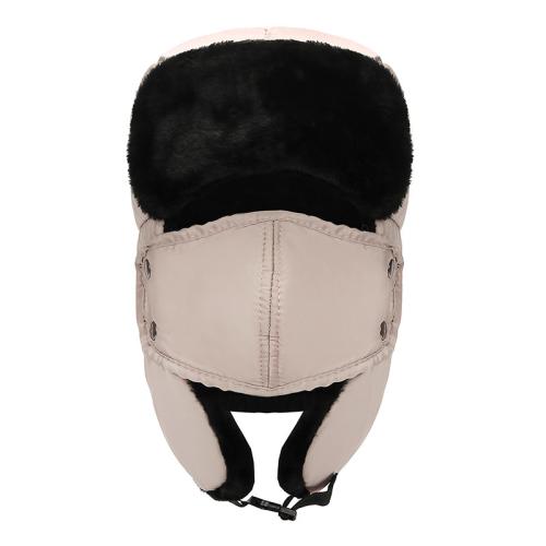 Winter Cold-proof Thickened Fleece-lined Cap Outdoor Ear Protection Warm Cotton Hat