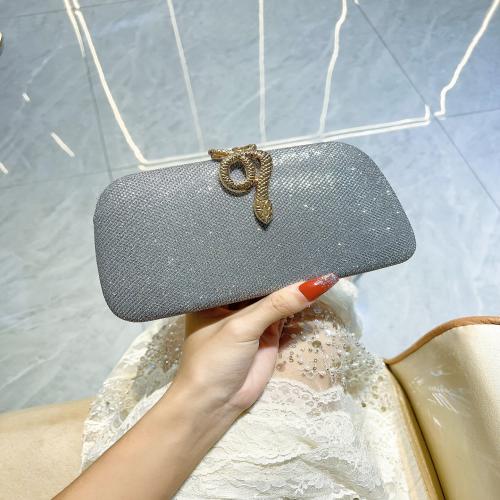 New Evening Bag Sequin Box Bag Clutch Bag Dress Bag Banquet Bag