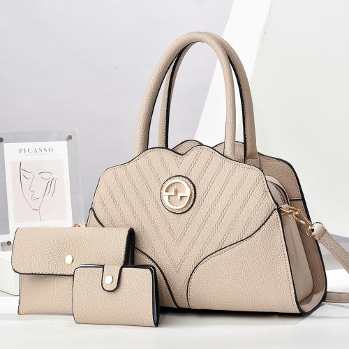 New Stitching Bag Three-Piece Set Trendy Shoulder Bag Large Capacity