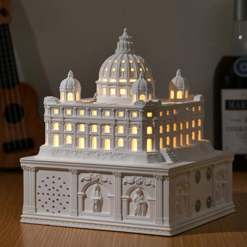 St. Peter's Church Bedside Nightlight Bluetooth Enlarging Fragrance Home Decoration