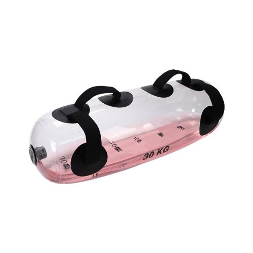 Transparent Cylindrical Weight-bearing Fitness Water Bag Water Injection Dumbbell Weightlifting Water Bag