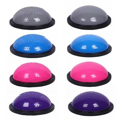  Thickened Anti-slip Wave Speed Ball Fitness Equipment Half-circular Yoga Ball Foot Pedal Balance Fat Loss Slimming 