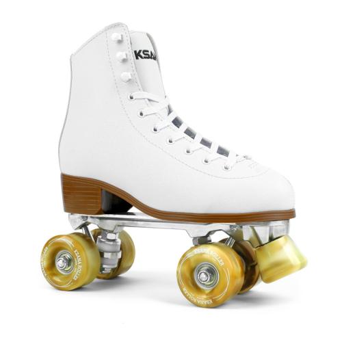 PU Rubber & Aluminium Alloy & PVC & Leather Roller Skates Pair