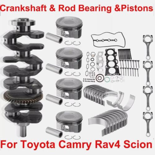 2AZ-FE 2.4L Engine Rebuild Overhaul Kit Crankshaft Rods Gaskets For Toyota RAV4