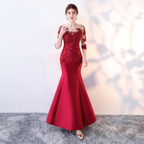 Polyester Mermaid Long Evening Dress PC