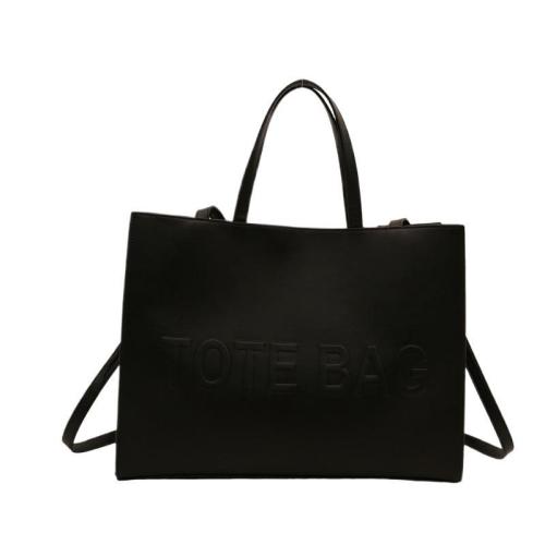 Simple Retro Large Capacity Tote Bag New Casual Shoulder Bag