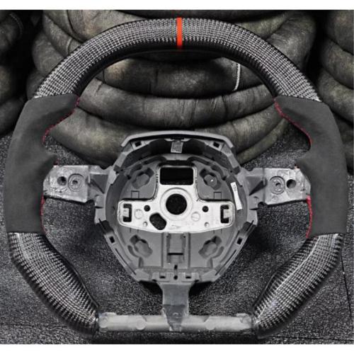 Carbon Fiber Alcantara Steering Wheel Fit 2014-2020  Fits For Lamborghini Huracan Flat Top