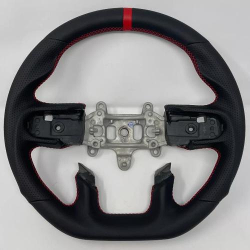 Sports Red Strip Steering Wheel for 2019-2023 Dodge Ram 1500/2500