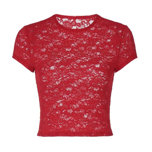 Polyamide & Spandex T-shirts femmes à manches courtes pièce