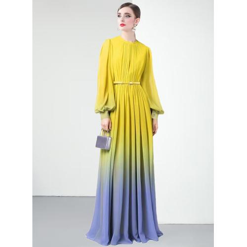 Chiffon & Polyester Einteiliges Kleid, mehr Farben zur Auswahl, :,  Stück