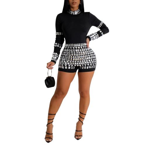 Spandex & Polyester Women Romper PC