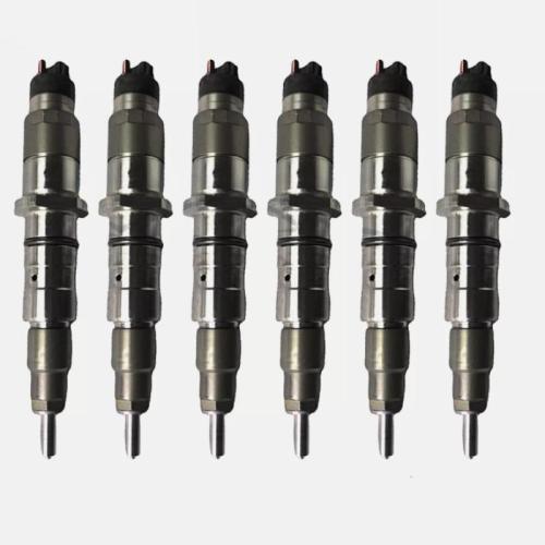 6PCS Fuel Injector 0445120304 5272937 Fits For CUMM ISLE8.9 EURO 3