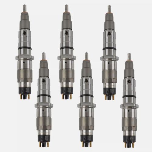 6pcs Fuel Injectors 0445120236 0986435560 6745-11-3102 for Komatsu S6D114 6D107