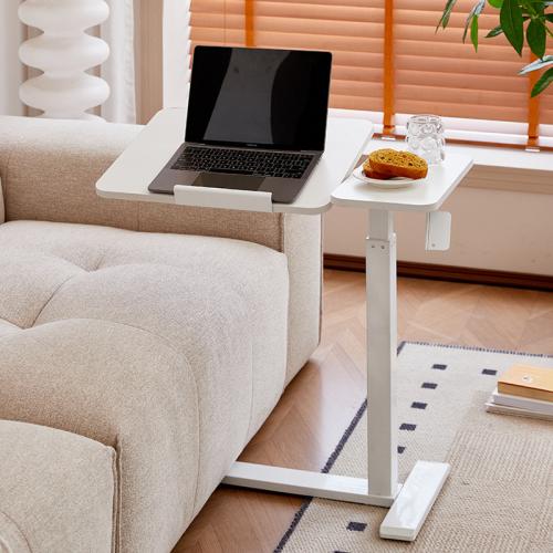 Lifting Table Simple Laptop Table Stand-up Workbench Movable Bedside Table