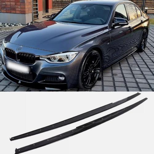 Side Skirt Extension Splitters fits for BMW BMW 3er F30 M-Sport black