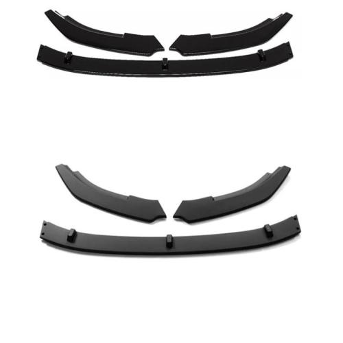 Front Bumper Lip Spoiler Splitter Diffuser Cover Deflector For VW Golf 6 MK6 GTI GTD 2009-2013