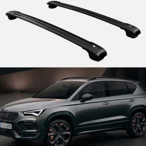 2pcs Aluminum Cross Beam Roof Rail Beam for Cupra Ateca 2016-2022