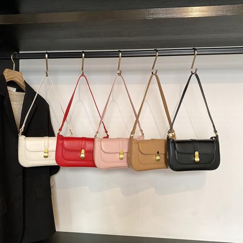 PU-leer Crossbody Tas Solide meer kleuren naar keuze stuk