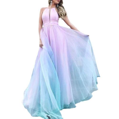 Polyester Long Evening Dress PC