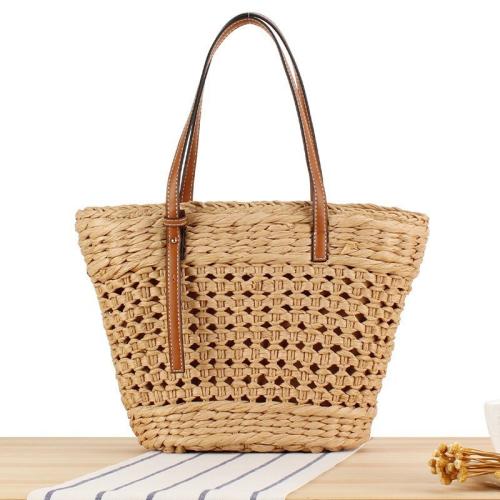 New Paper Rope Straw Bag Handbag Casual Woven Bag Beach Bag