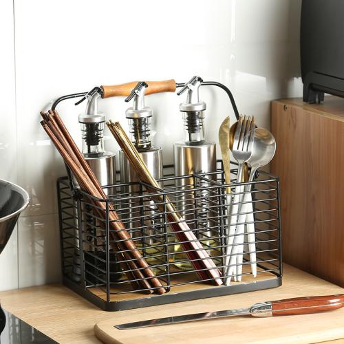 Iron Storage Basket Kitchen Seasoning Rack Cosmetic Storage Rack Multifunctional Rack