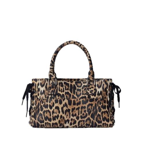 PU Leather Easy Matching Handbag large capacity leopard camel PC