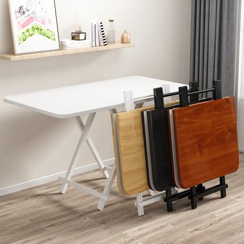 Medium Density Fiberboard & Metal Foldable Table PC