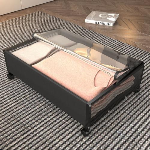 Métal & Plastique Boîte de stockage Noir pièce