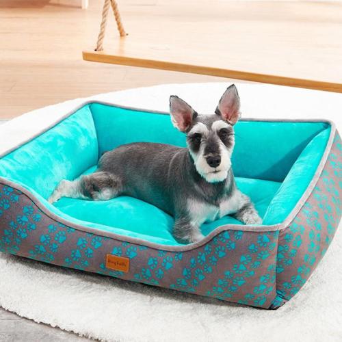 PP Cotton & Crystal Velvet detachable and washable & Soft Pet Bed & thermal printed PC