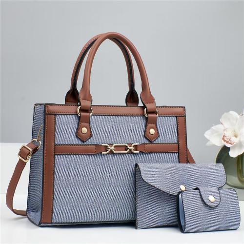 PU Leather Easy Matching Bag Suit large capacity & three piece Set