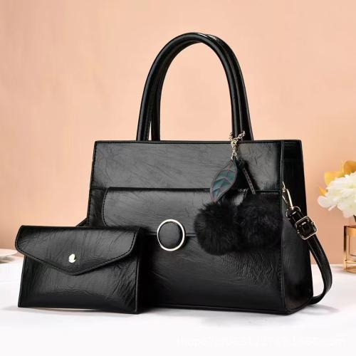 PU Leather Easy Matching Bag Suit large capacity & two piece PC