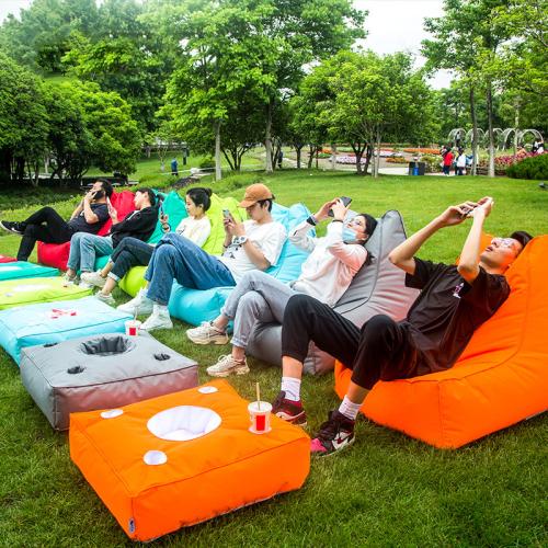 Outdoor Lazy Sofa Waterproof Courtyard Outdoor Camping Sofa