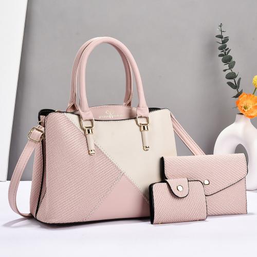 PU Leather Easy Matching Bag Suit large capacity & three piece Set