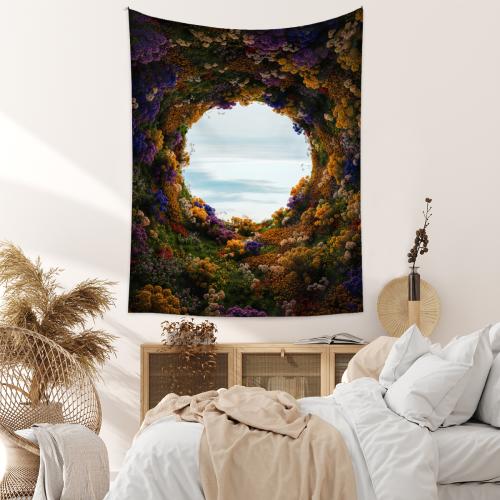 Polyester Tapisserie couleurs mixtes pièce