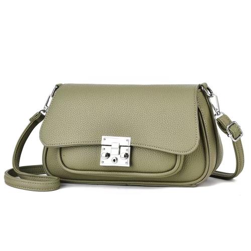PU Leather hard-surface & Easy Matching Crossbody Bag attached with hanging strap Solid PC