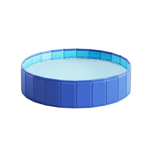 PVC foldable Pet Pool hardwearing sky blue PC