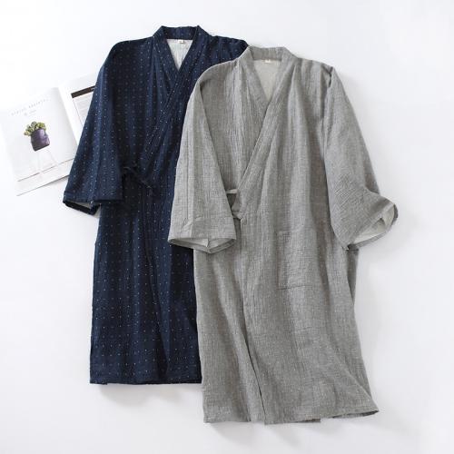 Cotton Men Robe & loose PC
