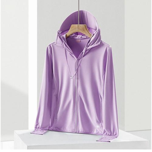 Spandex & Polyester Women Sun Protection Clothing sun protection & breathable patchwork Solid PC