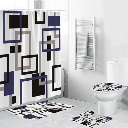 Polyester Rideau de douche plus de couleurs pour le choix Ensemble