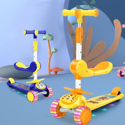 High Carbon Steel & Polypropylene-PP With light & foldable Scooter for children PC
