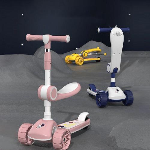 High Carbon Steel & Polypropylene-PP With light & foldable Scooter for children PC