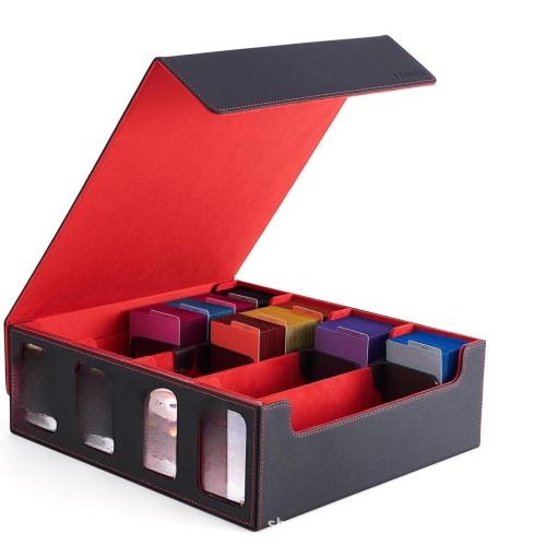 PU Leather Storage Box durable & large capacity PC