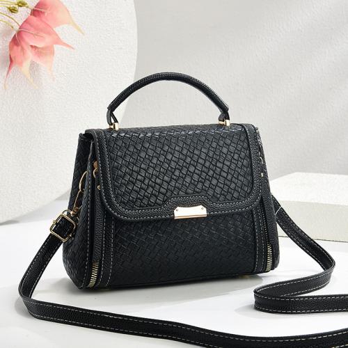 PU Leather Easy Matching & Weave Shoulder Bag PC
