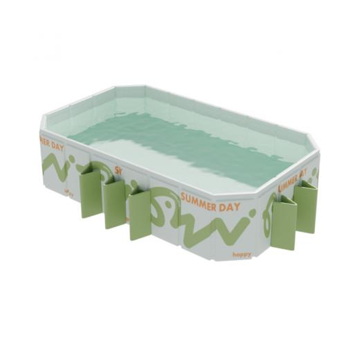 PVC Swimming Pool Frame Set durable & portable mixed colors PC