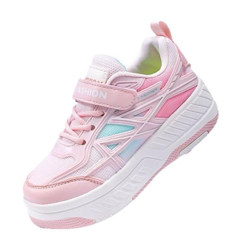 Caoutchouc thermo plastique & Eva & PU Cuir Chaussures de roues pour enfants plus de couleurs pour le choix Paire