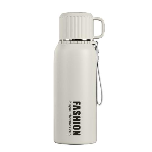 316 Stainless Steel Vacuum Bottle portable Polypropylene-PP printed letter PC