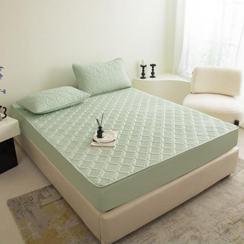 Cotton Bedding Set three piece & washable & breathable Solid Set